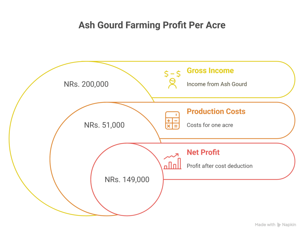 Ash Gourd Farming Profit Per Acre